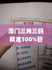 澳門三肖三碼精準(zhǔn)100%管家婆,學(xué)院解答解釋落實_DEZ8.55.26天然版