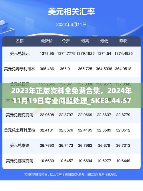 2023年正版資料全免費(fèi)合集，2024年11月19日專業(yè)問(wèn)題處理_SKE8.44.57定制版