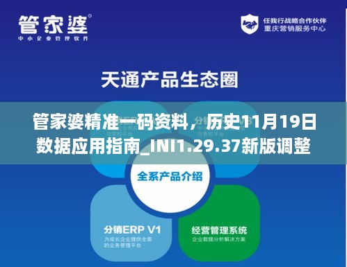 管家婆精準(zhǔn)一碼資料，歷史11月19日數(shù)據(jù)應(yīng)用指南_INI1.29.37新版調(diào)整