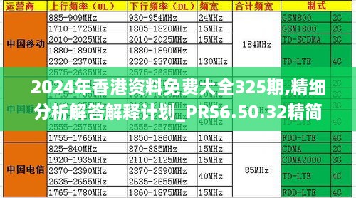 2024年香港資料免費(fèi)大全325期,精細(xì)分析解答解釋計(jì)劃_PRS6.50.32精簡版