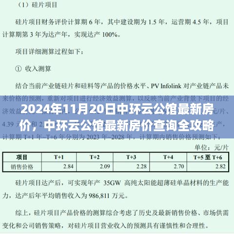 中環(huán)云公館最新房價全攻略，查詢步驟與房價走勢分析（2024年11月版）