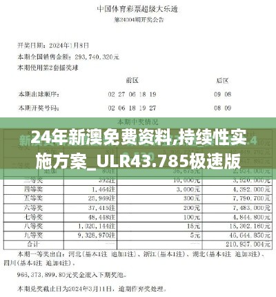 24年新澳免費(fèi)資料,持續(xù)性實(shí)施方案_ULR43.785極速版