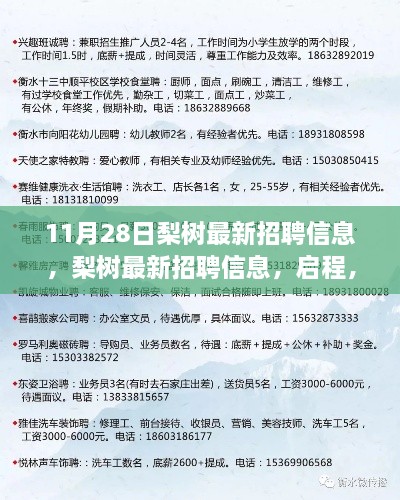 梨樹最新招聘信息，啟程探索自然美景的詩意之旅