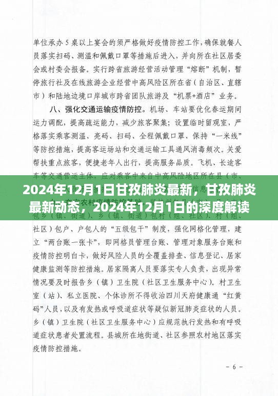 2024年甘孜肺炎最新動態(tài)深度解讀，肺炎疫情最新進展與防控措施