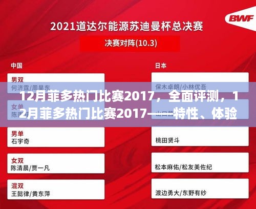 全面評測，菲多熱門比賽2017——特性、體驗、競爭分析與用戶群體深度剖析