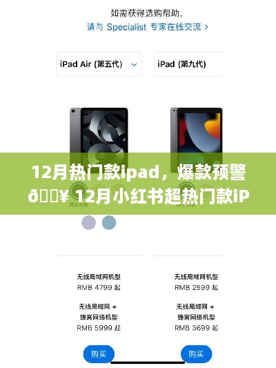 12月小紅書超熱門款iPad選購指南，爆款預警??