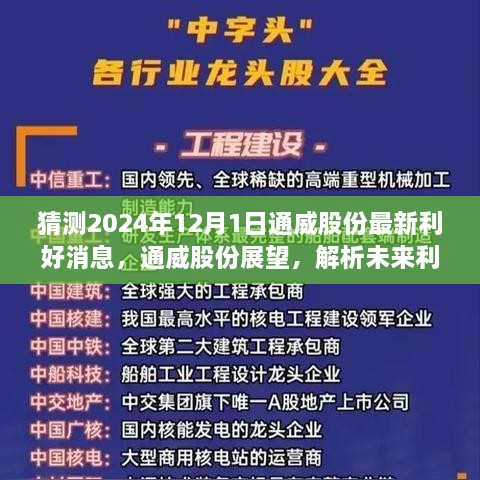 未來展望，解析通威股份在2024年的利好消息及其背后的力量