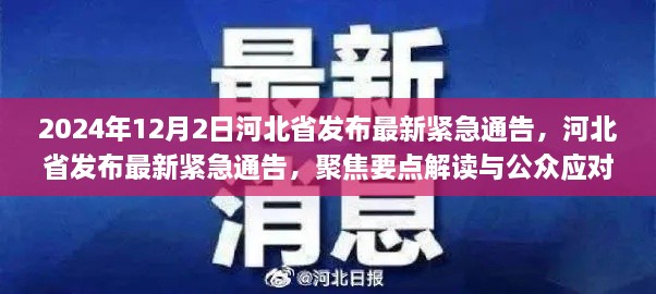 河北省最新緊急通告解讀與公眾應對指南，聚焦要點解讀