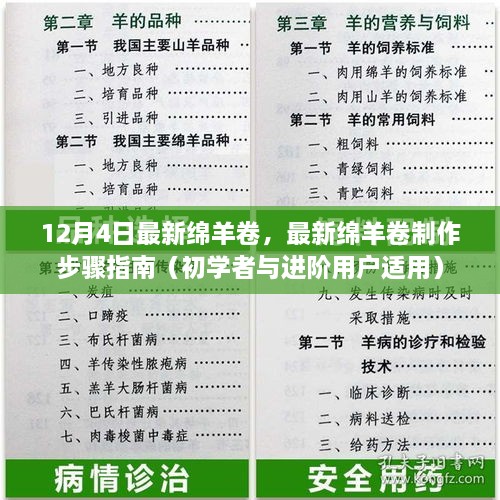 最新綿羊卷制作指南，從初學者到進階用戶的步驟教程（12月4日更新）