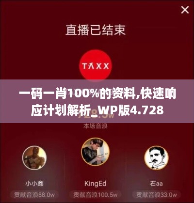 一碼一肖100%的資料,快速響應(yīng)計劃解析_WP版4.728