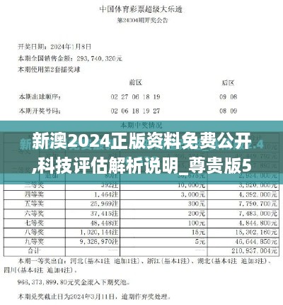 新澳2024正版資料免費公開,科技評估解析說明_尊貴版5.865