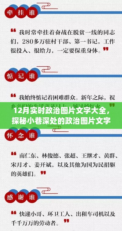 探秘小巷深處的政治圖片文字寶庫，12月實時政治資訊與圖片文字總覽