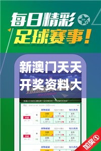 新澳門天天開獎資料大全,全面解析與深度體驗_FT5.114