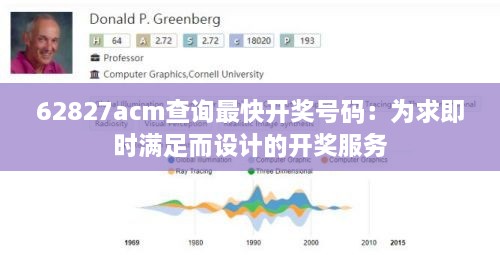 62827acm查詢最快開獎號碼：為求即時滿足而設計的開獎服務