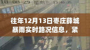 棗莊薛城暴雨預(yù)警，實時路況信息及雨季安全指南（12月13日）