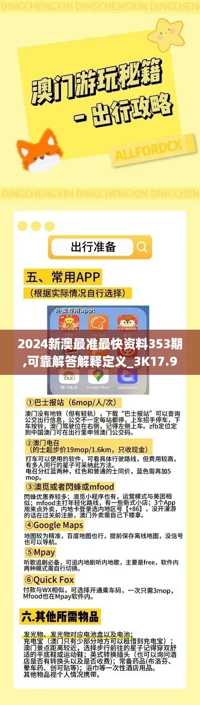 2024新澳最準(zhǔn)最快資料353期,可靠解答解釋定義_3K17.947