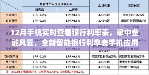 掌中金融風(fēng)云，實(shí)時(shí)查看銀行利率表的手機(jī)應(yīng)用