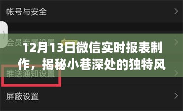 揭秘小巷深處的獨特風(fēng)味，特色小店的微信實時報表制作之旅揭秘日報表背后的故事