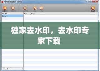 獨(dú)家去水印，去水印專家下載 