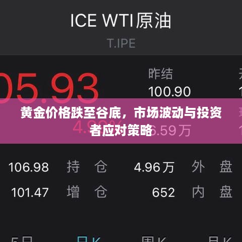 黃金價(jià)格跌至谷底，市場波動(dòng)與投資者應(yīng)對(duì)策略